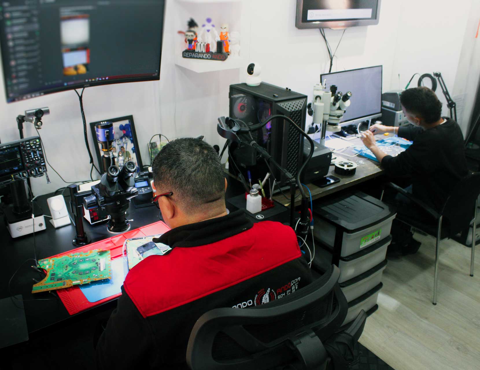 Vista general del laboratorio